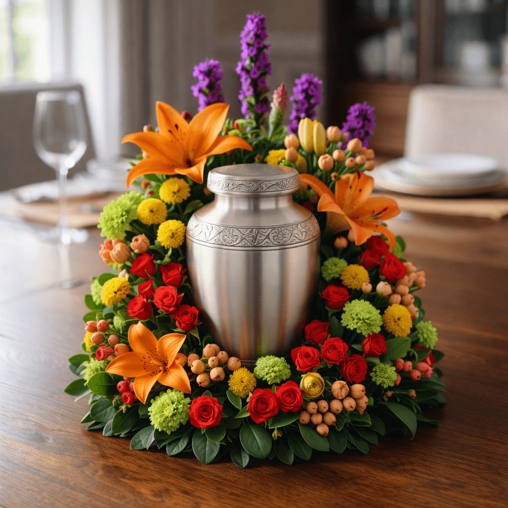 Eternal Love Flower Urn Arrangement