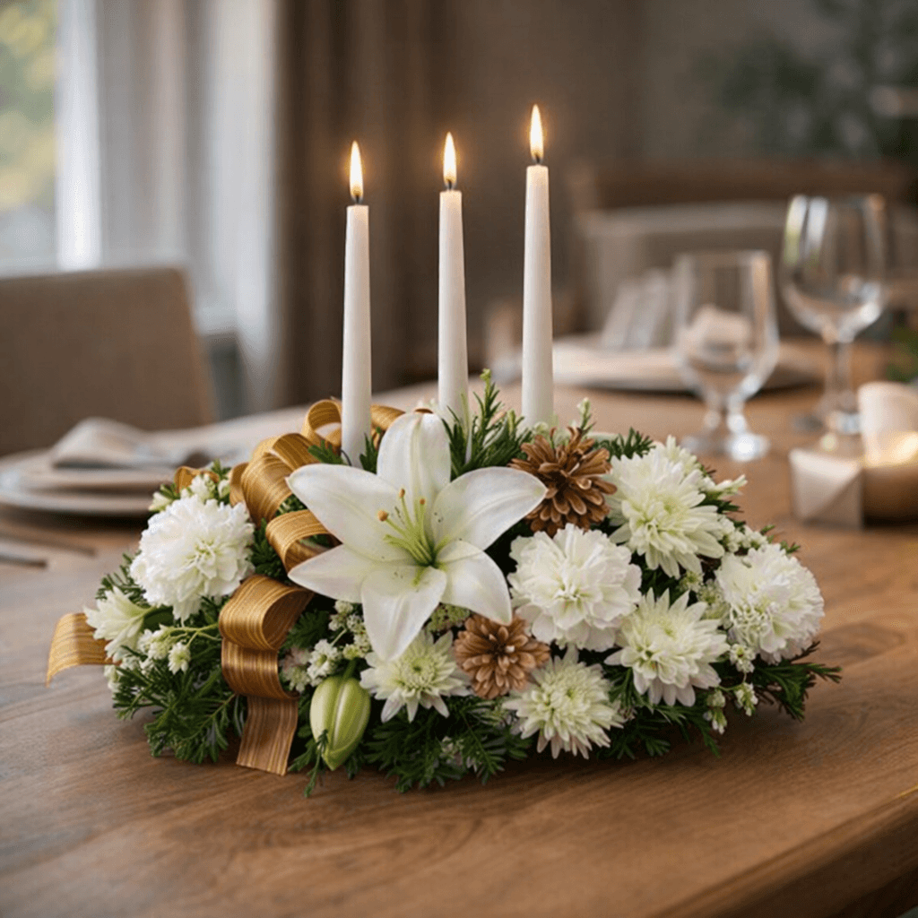 The Season's Glow Centerpiece