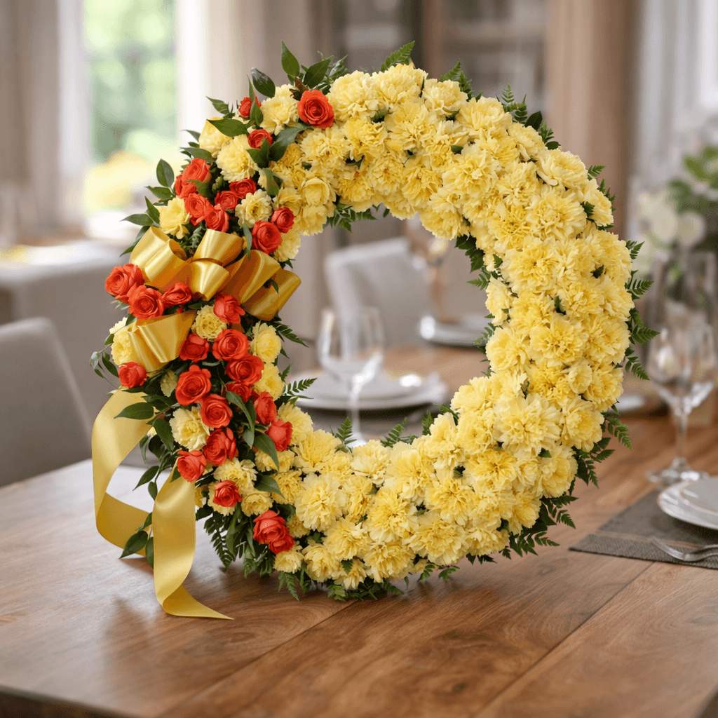 Always Remembered Flower Wreath