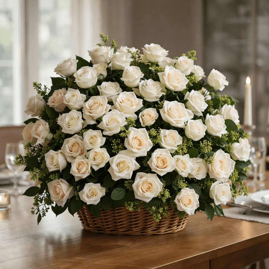 Bountiful Rose Basket