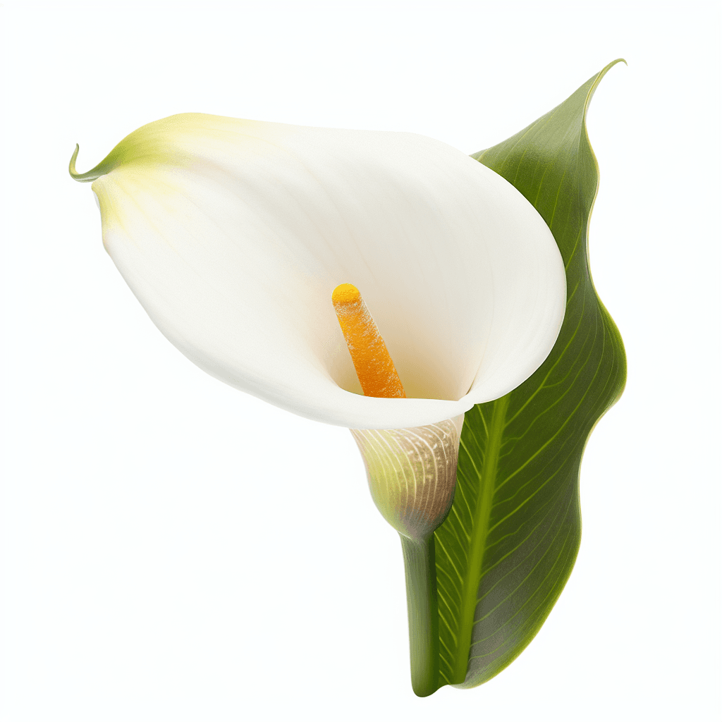 Calla Lily flower - botanical image