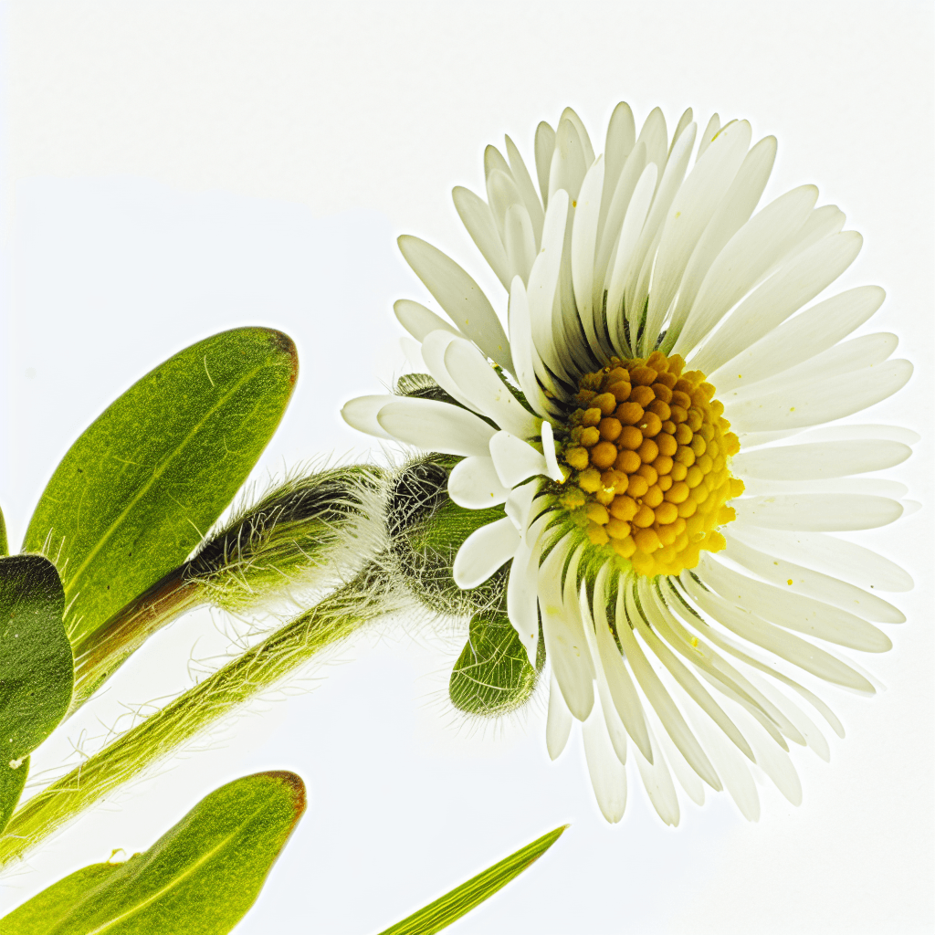 Daisy flower - botanical image
