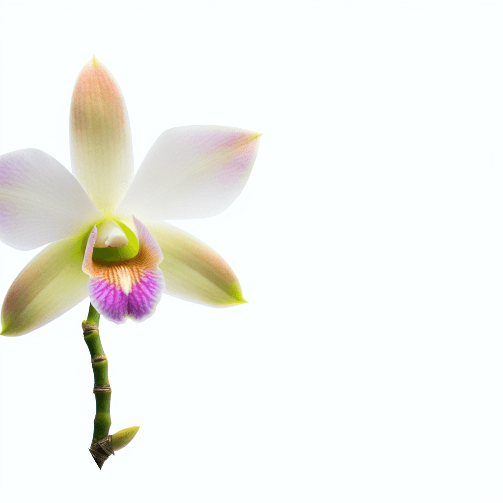 Dendrobium flower - botanical image