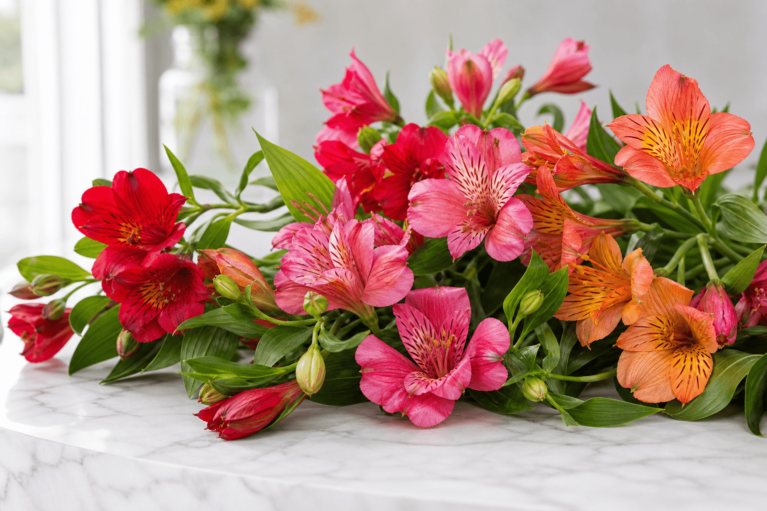 Alstroemeria - botanical photograph