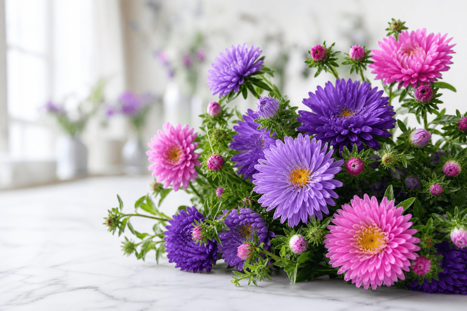 Aster - botanical photograph