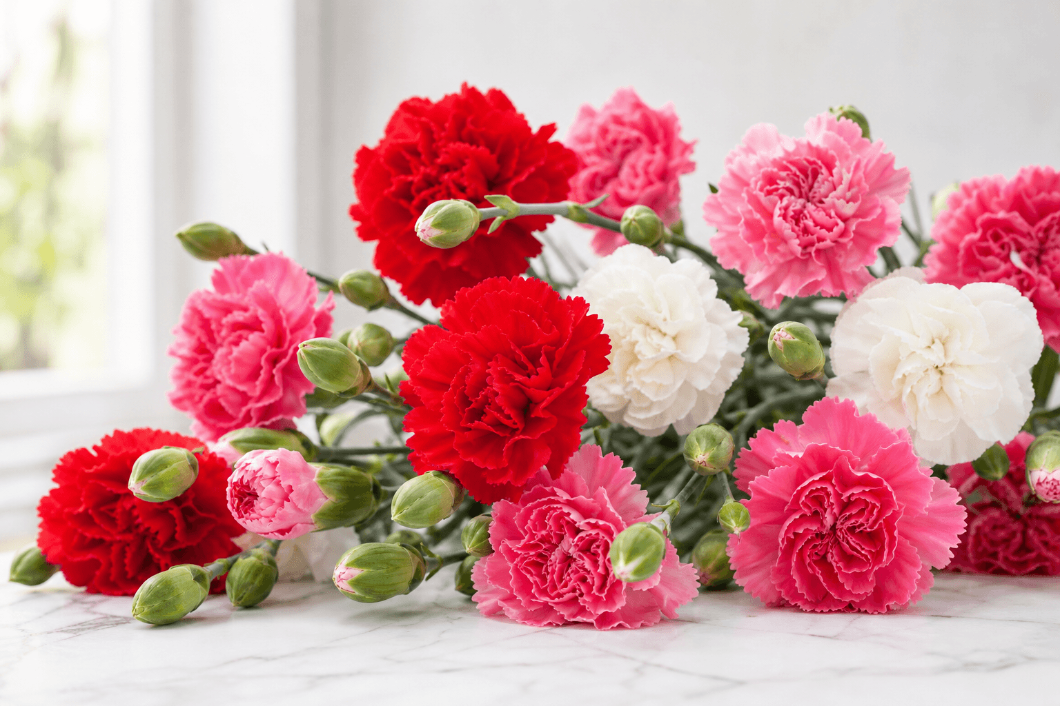 Carnation - botanical photograph