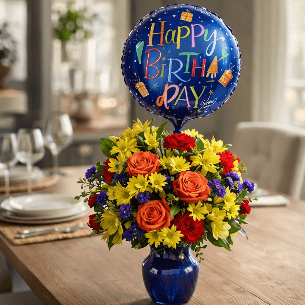 Fly Away Birthday Bouquet