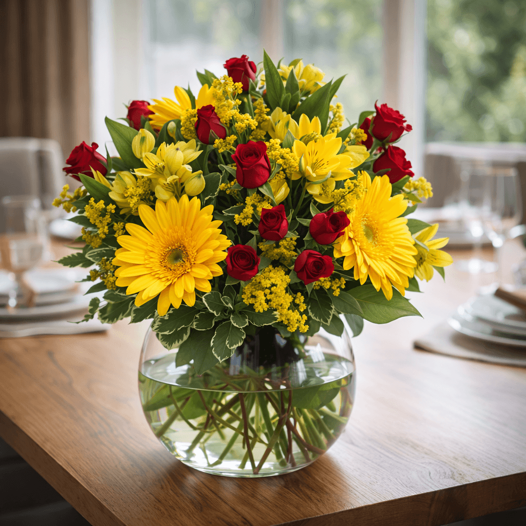 Gerbera and Rose Bouquet