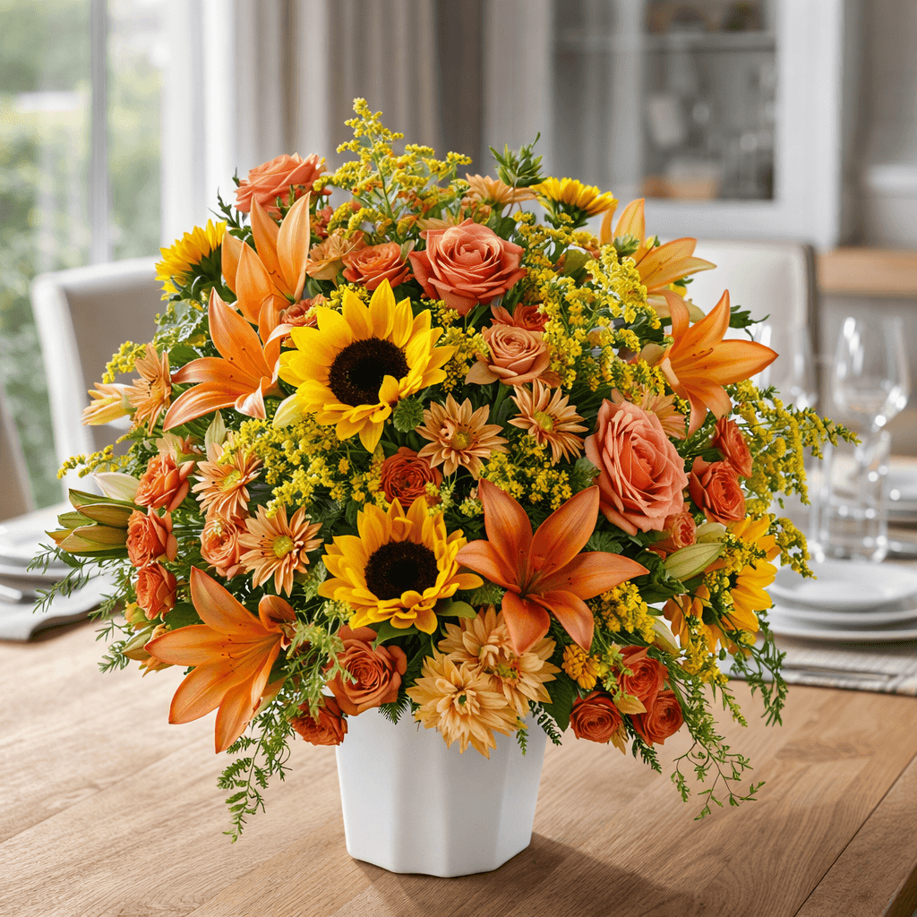 Harvest Thoughts Floor Basket