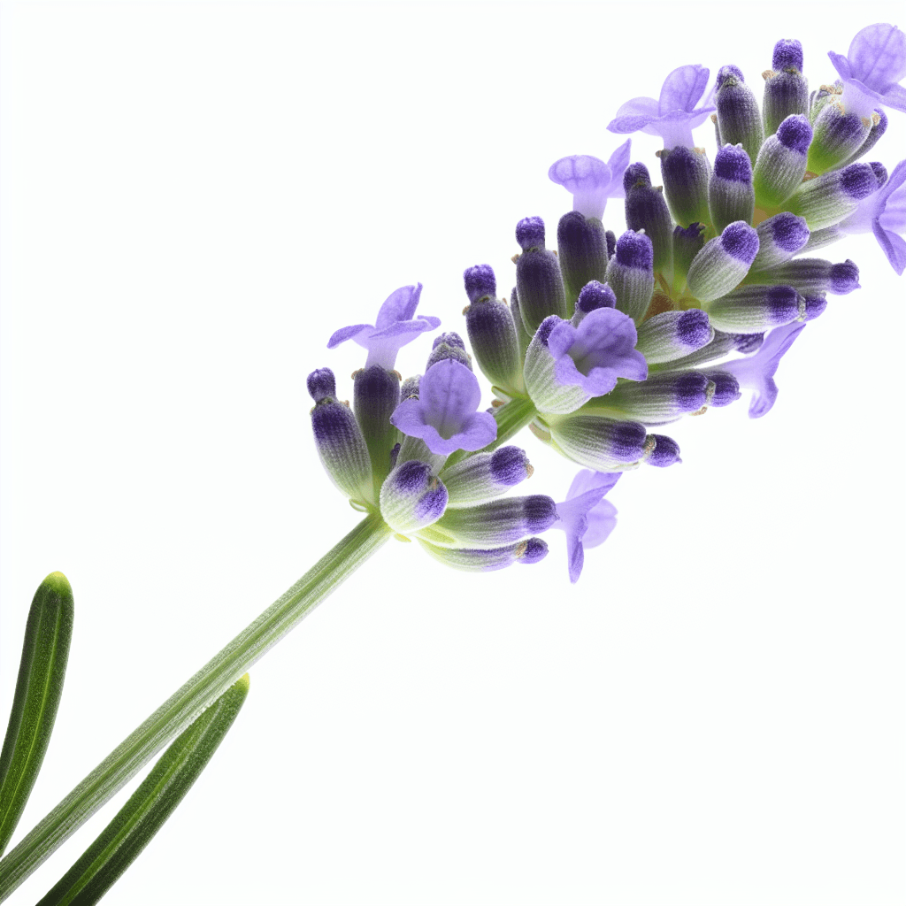 Lavender flower - botanical image