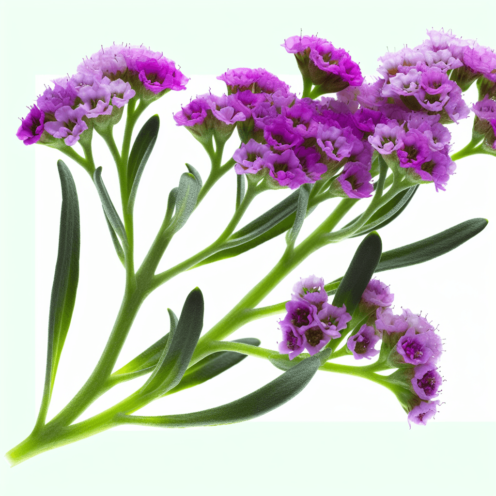 Limonium flower - botanical image