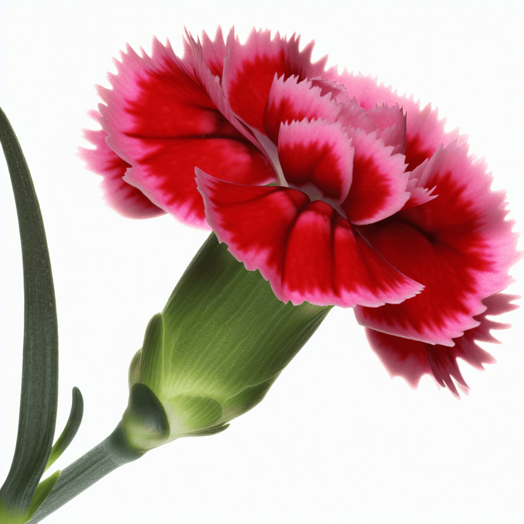 Mini Carnation flower - botanical image
