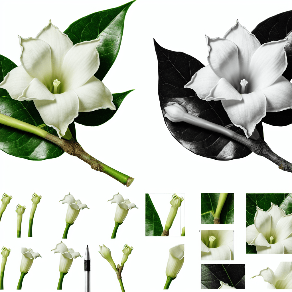Moluccella flower - botanical image