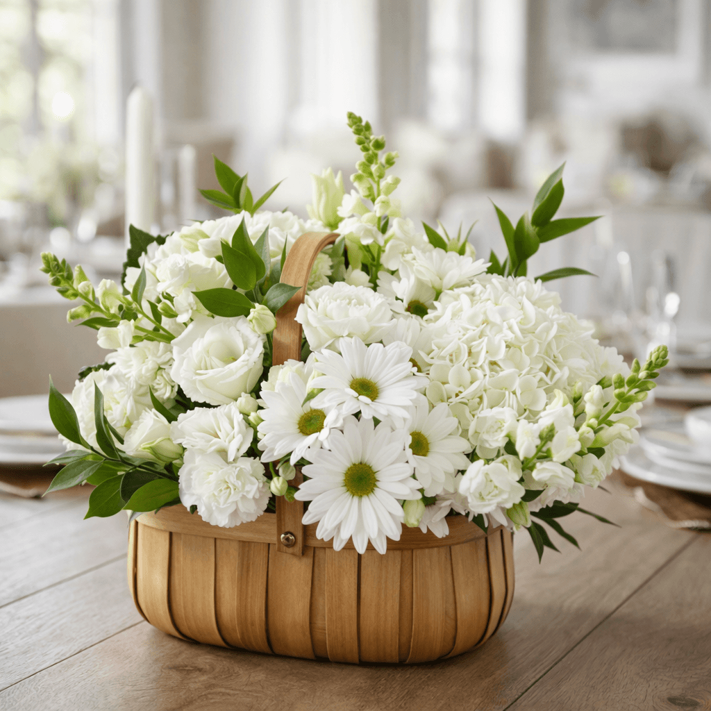Pure Ivory Basket