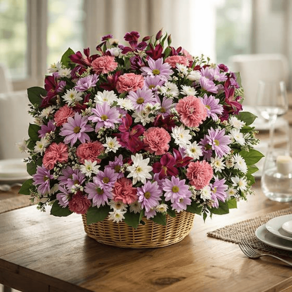Rainbow Reflections Basket
