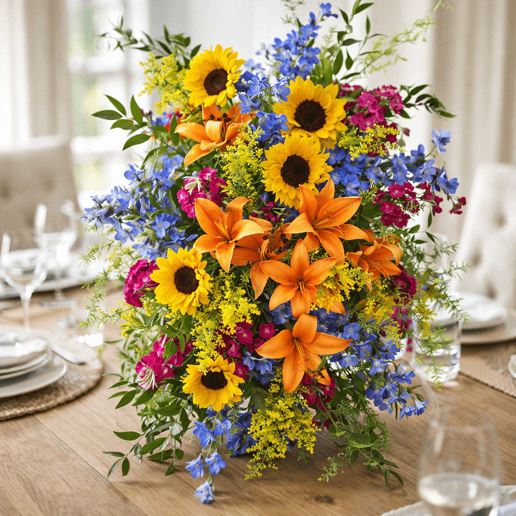 Sunlit Memories Standing Spray